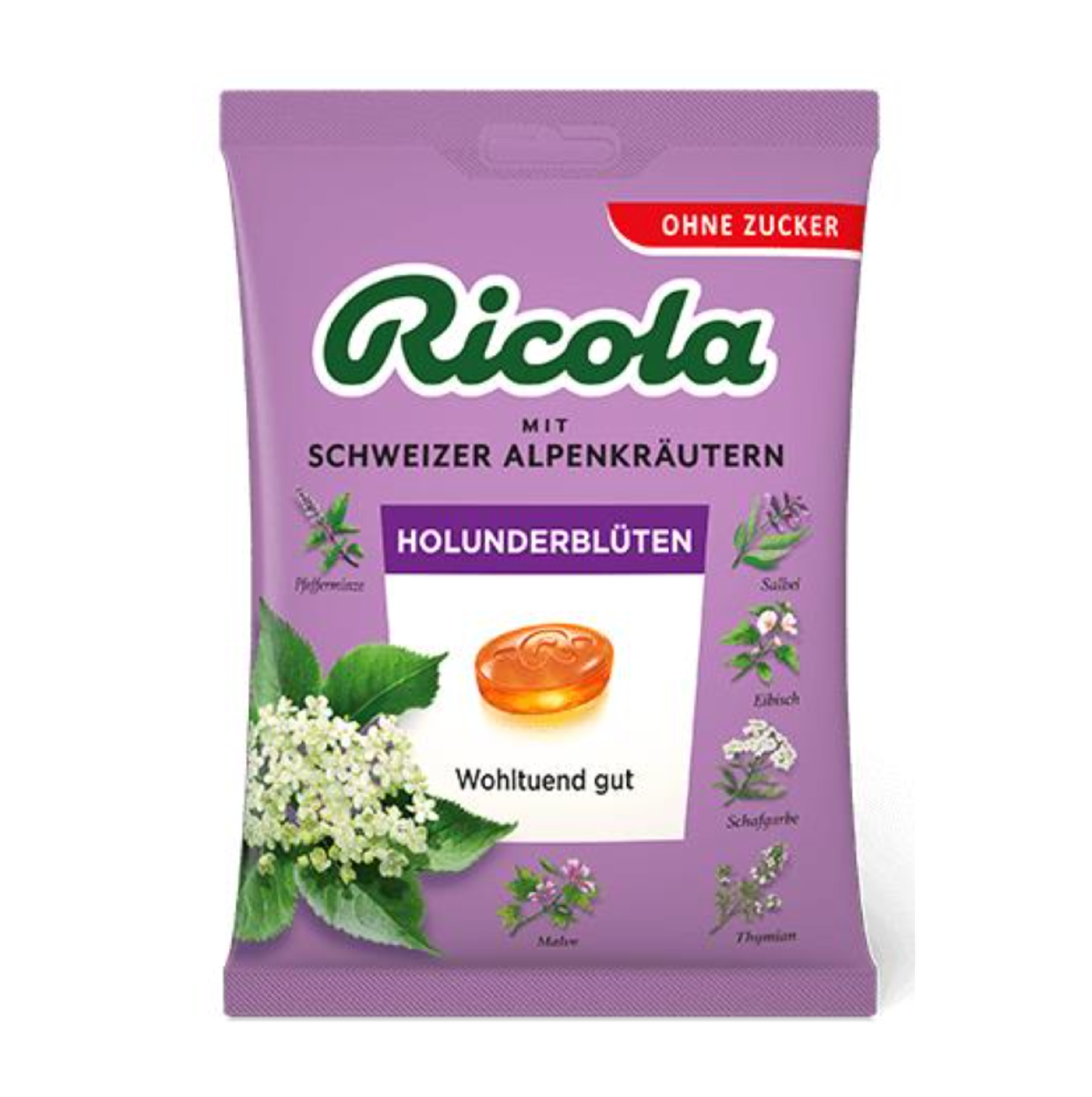 Ricola Elderflowers (Sugar free)