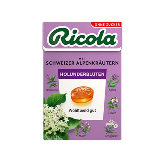 Ricola Box Elderflowers (Sugar free)