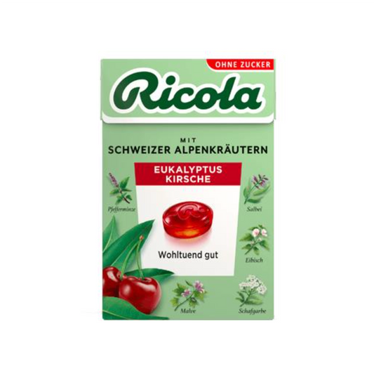 Ricola Box Eucalyptus-Cherry (Sugar free)