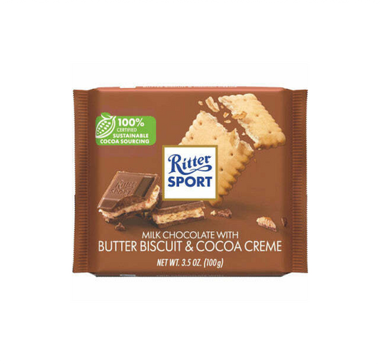 Ritter Sport Milk Butter Biscuit & Cocoa Cream