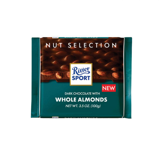 Ritter Sport Dark With Whole Almonds