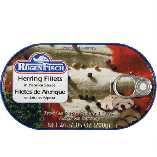 german herring filet in paprika sauce from rügenfisch