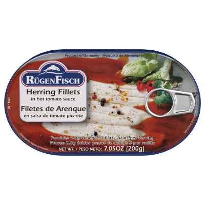 Rügenfisch Herring in Hot Tomato Sauce