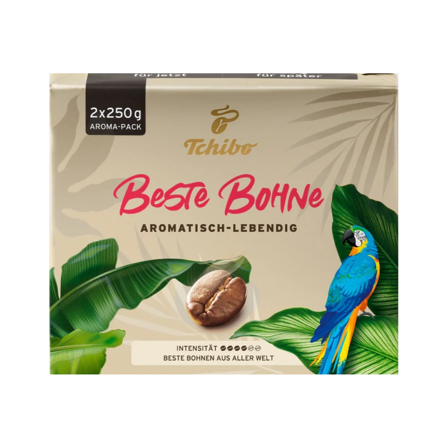 Tchibo beste Bohne Columbia Ground Coffee (2 x 250g/8.8 oz)