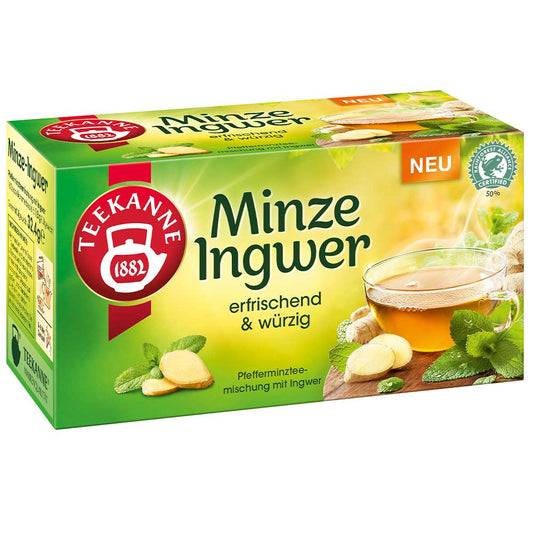 Teekanne Minze Ingwer