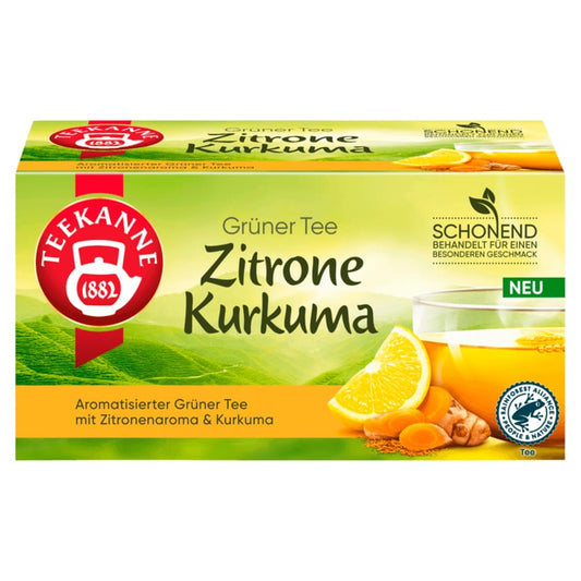 Teekanne Grüner Tee Zitrone & Kurkuma