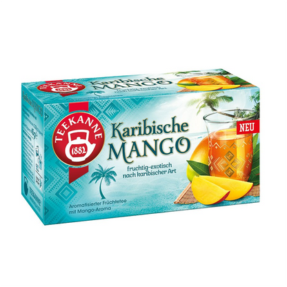 german tea from teekanne carribean mango