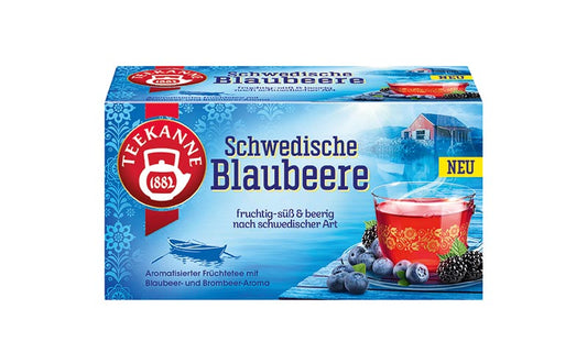 Teekanne Schwedische Blaubeere