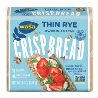 Wasa Thin Rye Poppy Seed Crisp Bread