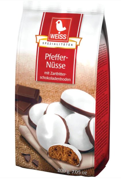 Weiss Chocolate Pfeffernüsse 200g