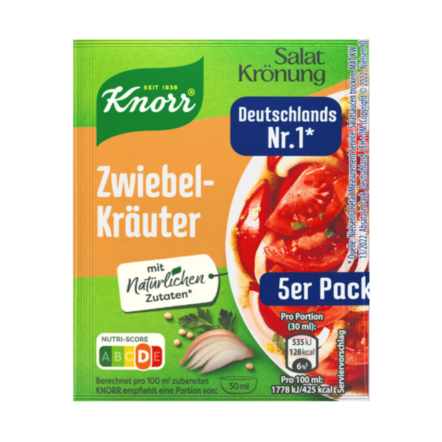 Knorr Salatkrönung Zwiebel-Kräuter 5 Pack
