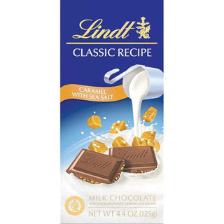 Lindt Classic Recipes Caramel With Sea salt Bar