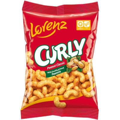 Lorenz Snacks Original Curly Peanut Flavored Puffed Corn In Bag
