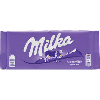 German milk chocolate from Milka