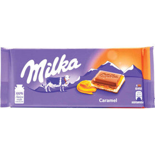 german caramel chocolate bar from milka