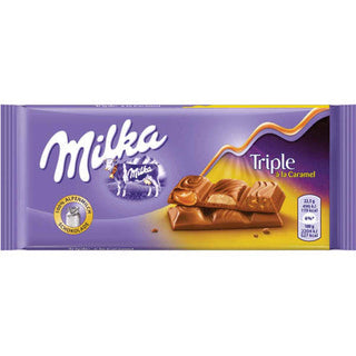 german milka caramel chocolate bar