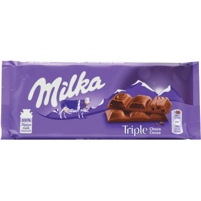 Milka Triple Choco Chocolate Bar