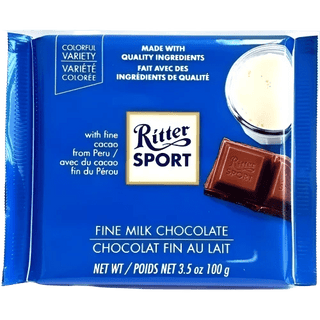 german milk chocolate from ritter sport 