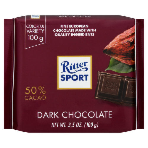 Ritter Sport Dark Chocolate 50% Cacao