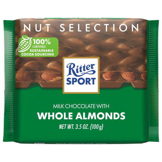 Ritter Sport Milk With Whole Almonds