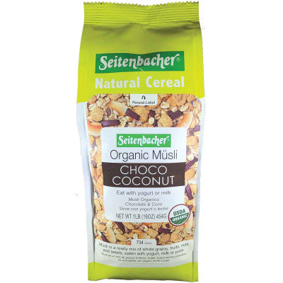 Seitenbacher Organic Müsli Choco Coconut